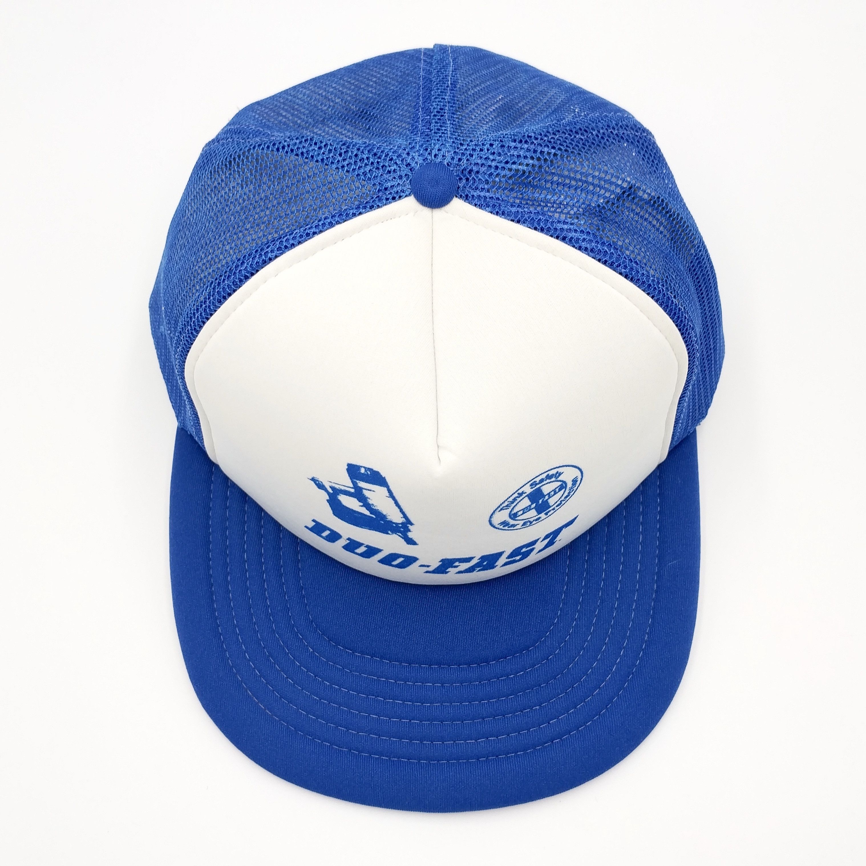 Vintage Vintage Duo-Fast Snapback Trucker Mesh Hat Advertising Size ONE SIZE - 3 Thumbnail