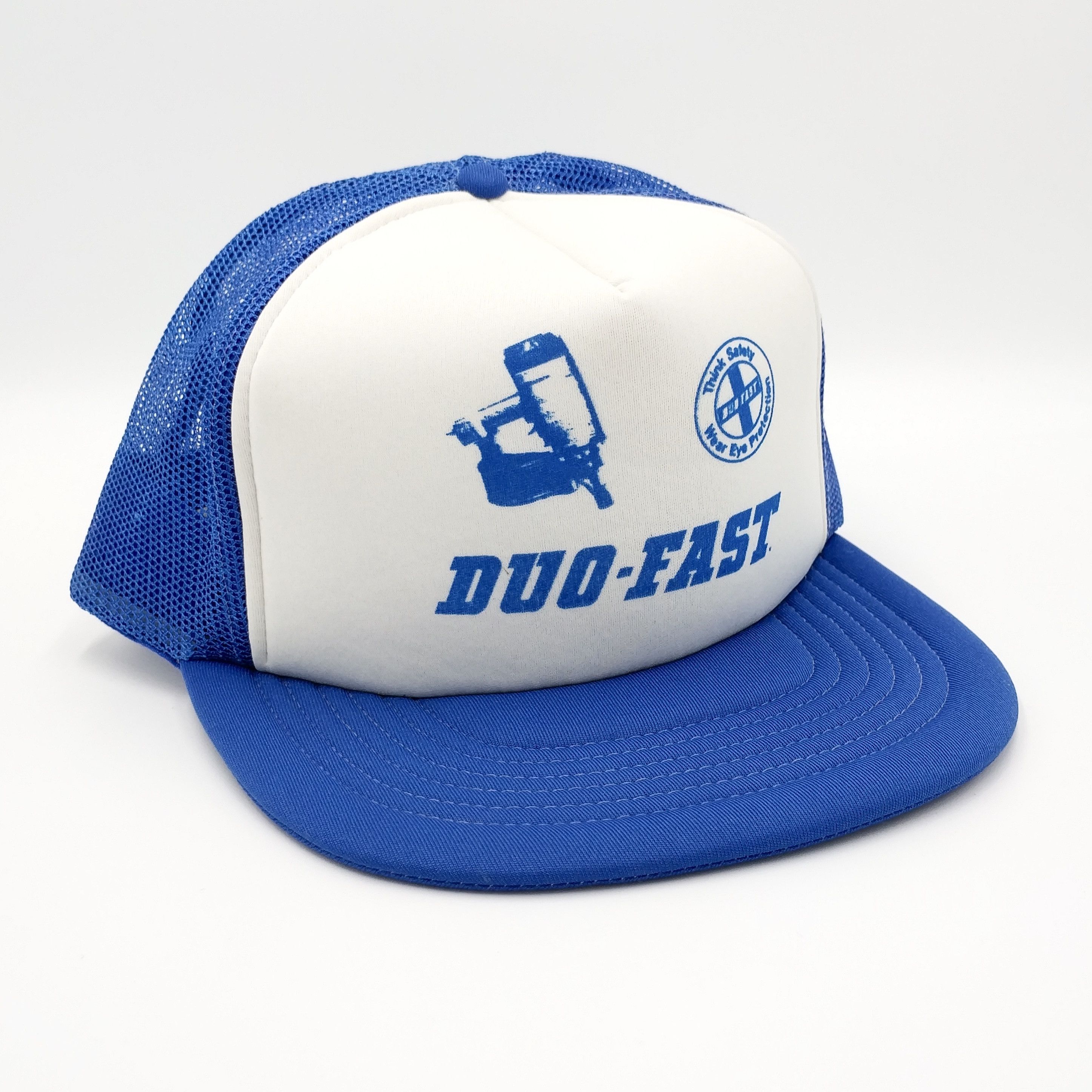 Vintage Vintage Duo-Fast Snapback Trucker Mesh Hat Advertising Size ONE SIZE - 1 Thumbnail