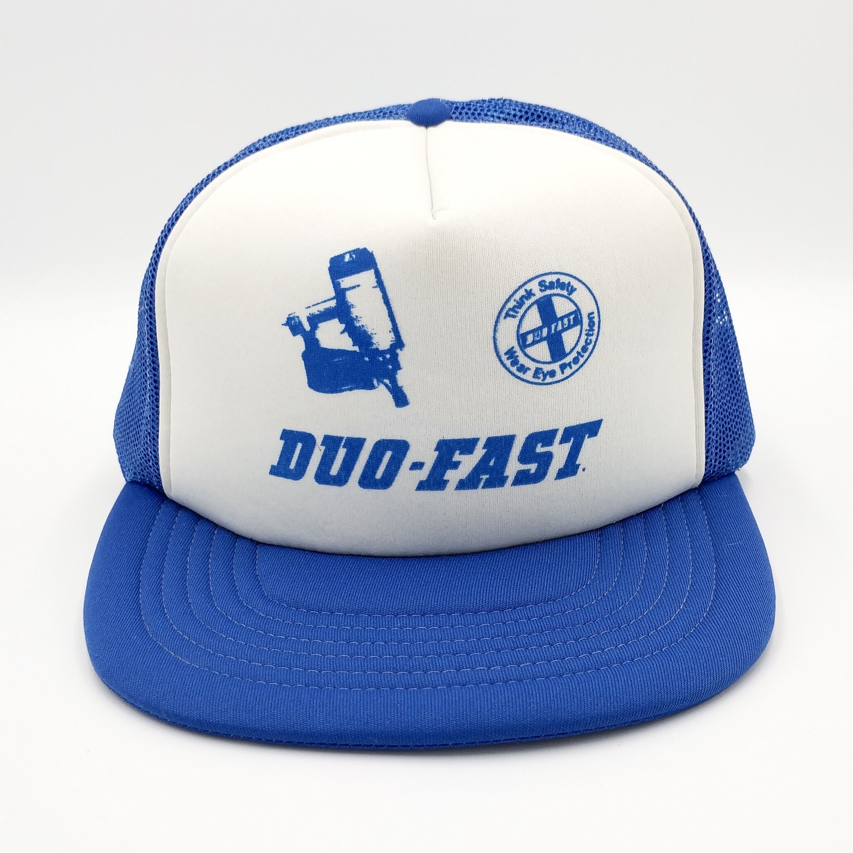 Vintage Vintage Duo-Fast Snapback Trucker Mesh Hat Advertising Size ONE SIZE - 2 Thumbnail