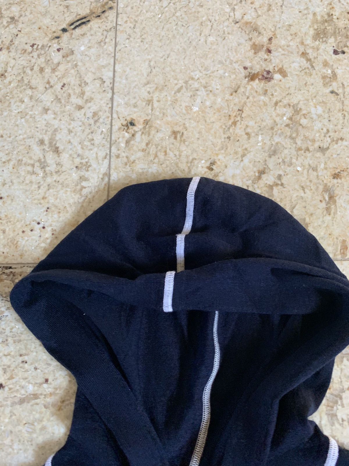 T by Alexander Wang Wool Navy White Stitch Pullover Hoodie Size US M / EU 48-50 / 2 - 10 Thumbnail