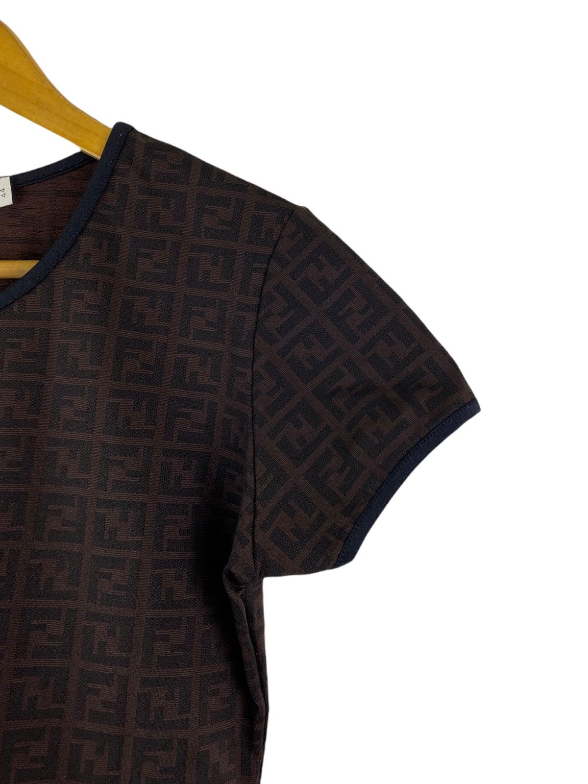 Fendi × Vintage VINTAGE FENDI MONOGRAM SLIM FIT SHIRT Size US S / EU 44-46 / 1 - 4 Thumbnail