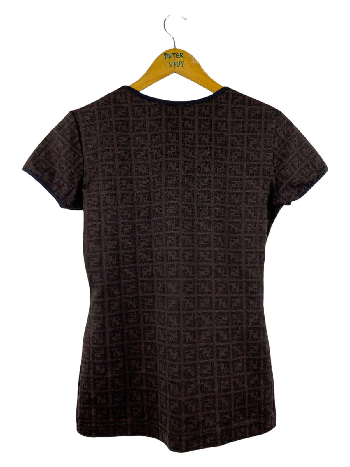 Fendi × Vintage VINTAGE FENDI MONOGRAM SLIM FIT SHIRT Size US S / EU 44-46 / 1 - 8 Thumbnail