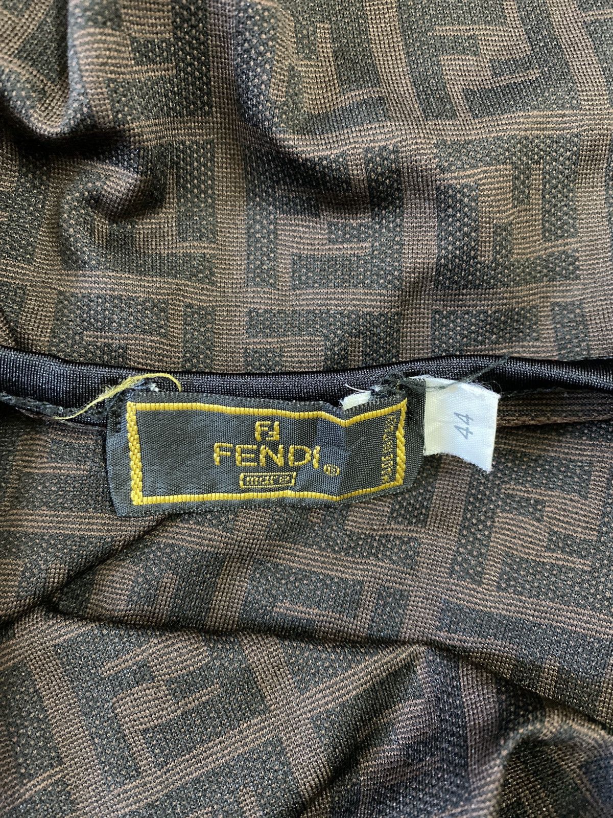 Fendi × Vintage VINTAGE FENDI MONOGRAM SLIM FIT SHIRT Size US S / EU 44-46 / 1 - 2 Thumbnail