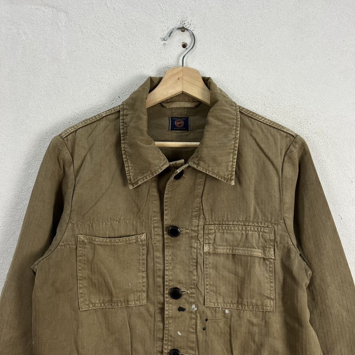 Japanese Brand HIKORY CHORE JACKET OMNIGOD JAPAN MADE INSPIRED BY KAPITAL Size US M / EU 48-50 / 2 - 2 Thumbnail