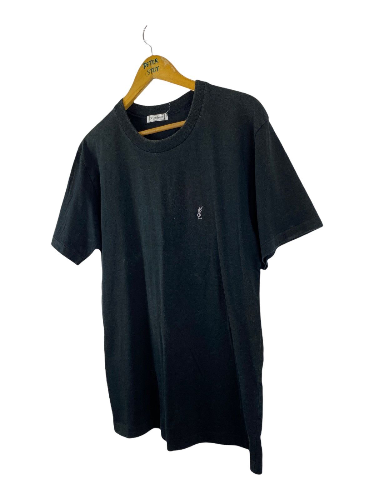 Vintage × Yves Saint Laurent VINTAGE YSL SMALL LOGO SHIRT Size US M / EU 48-50 / 2 - 2 Thumbnail