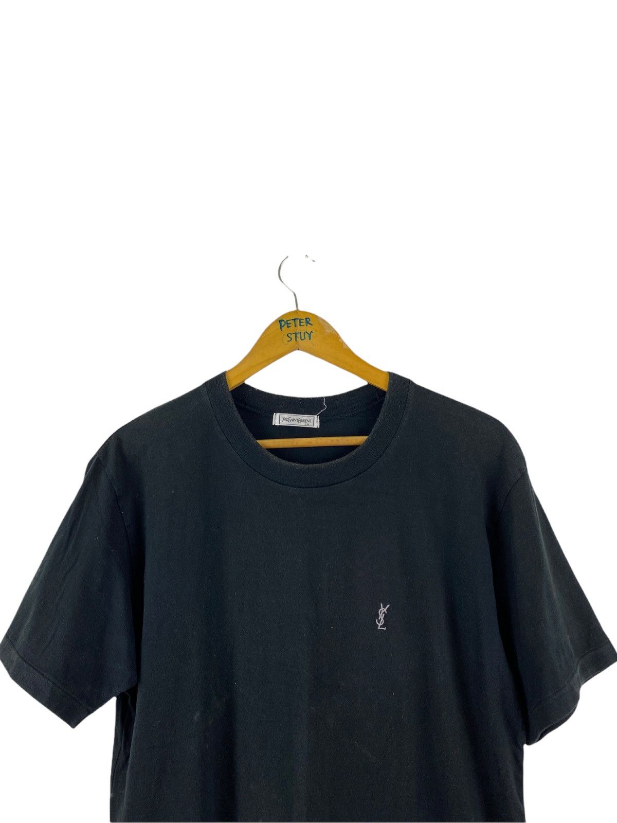 Vintage × Yves Saint Laurent VINTAGE YSL SMALL LOGO SHIRT Size US M / EU 48-50 / 2 - 5 Thumbnail