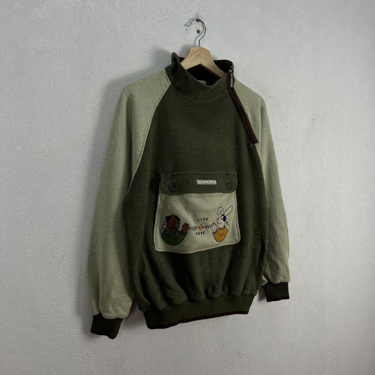 Japanese Brand × Jean Charles De Castelbajac VINTAGE CASTELBAJAC SPORT SWEATSHIRT BIG LOGO Size US M / EU 48-50 / 2 - 2 Thumbnail