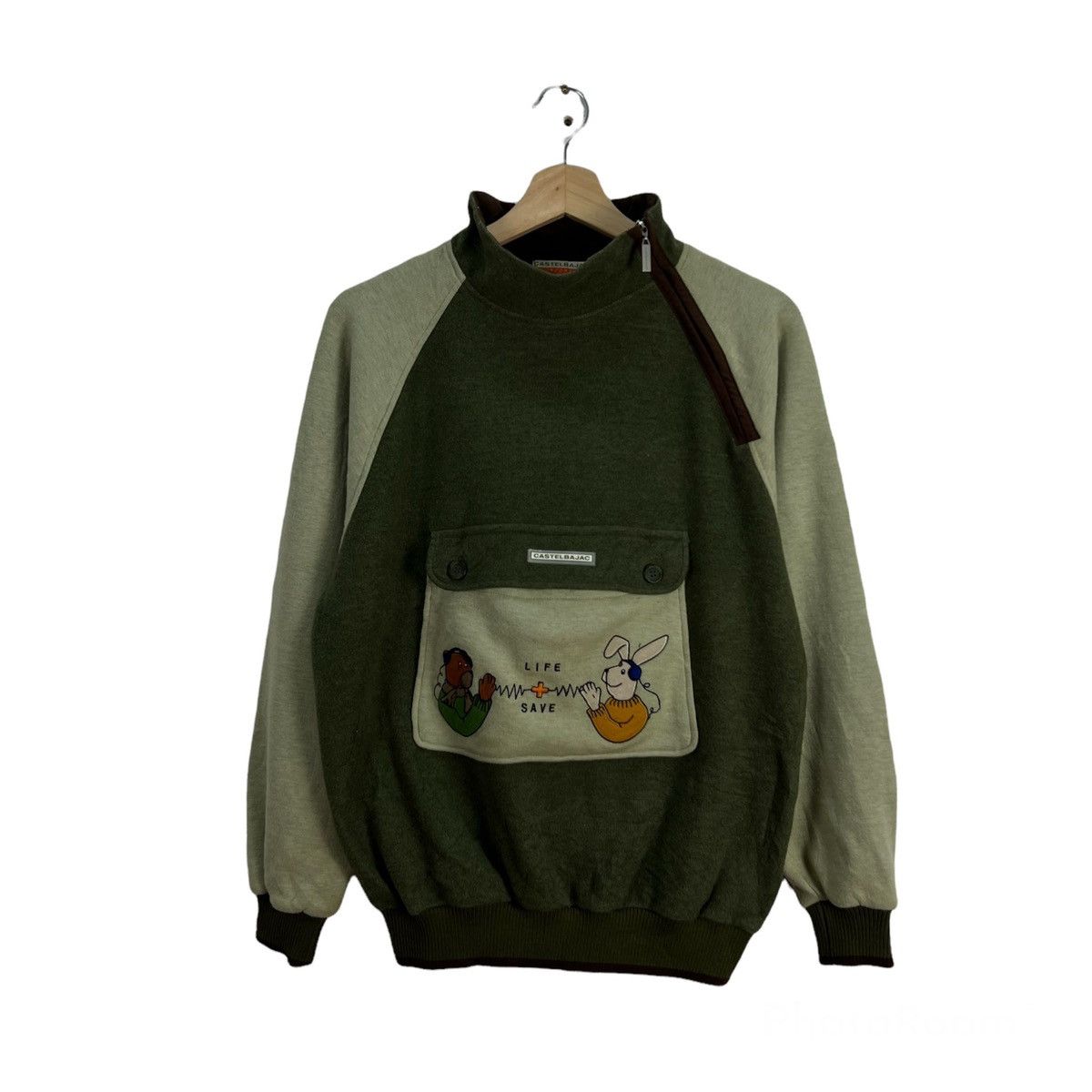 Japanese Brand × Jean Charles De Castelbajac VINTAGE CASTELBAJAC SPORT SWEATSHIRT BIG LOGO Size US M / EU 48-50 / 2 - 1 Thumbnail