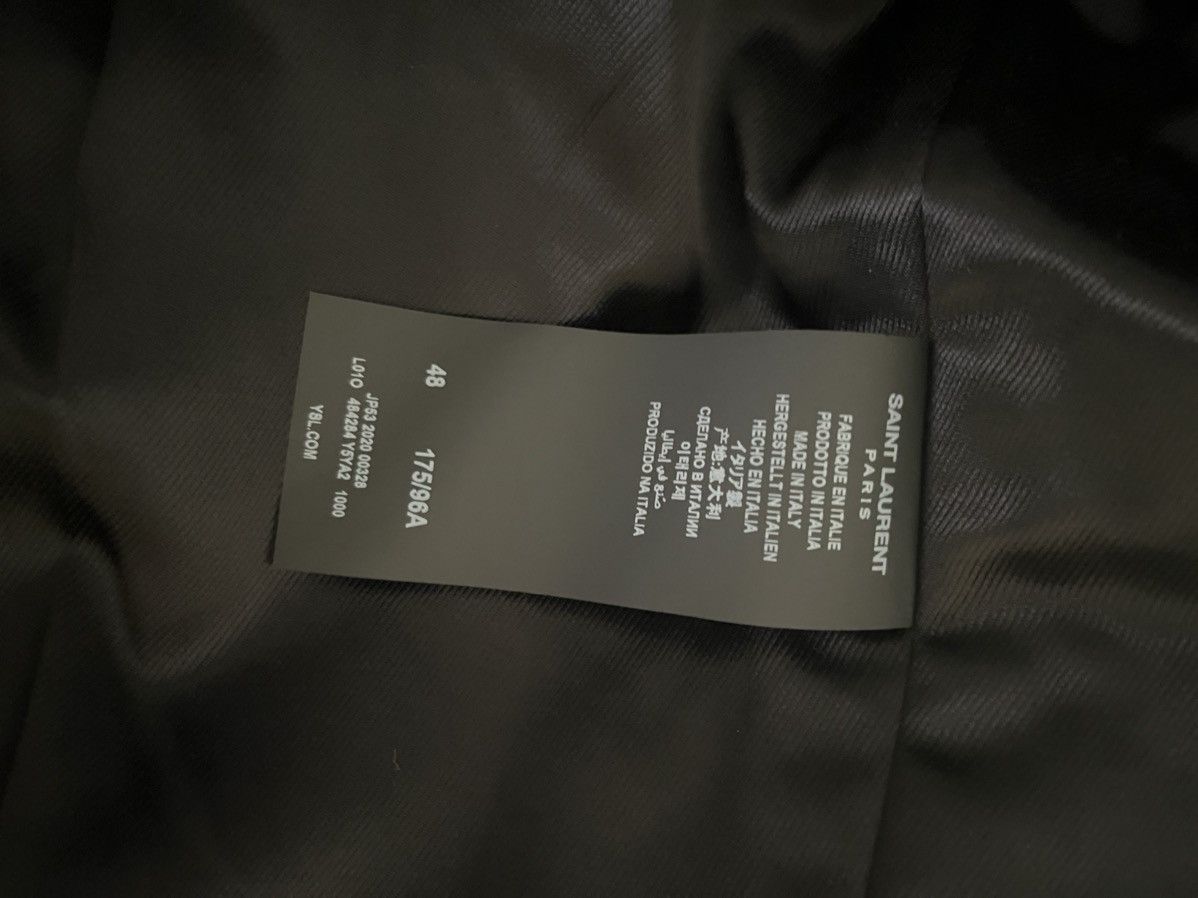 Hedi Slimane × Saint Laurent Paris Saint Laurent Motorcycle Jacket (IT 48, L01, Lambskin) Size US M / EU 48-50 / 2 - 13 Thumbnail