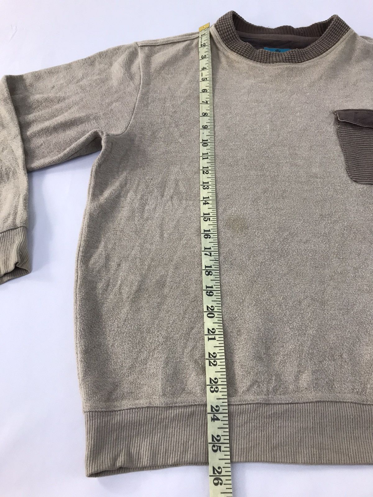 Mieru Avant Garde Blue Label Single Pocket Crew Neck