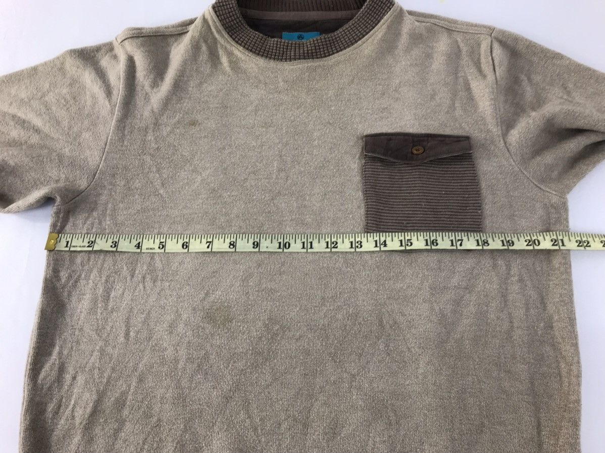 Mieru Avant Garde Blue Label Single Pocket Crew Neck