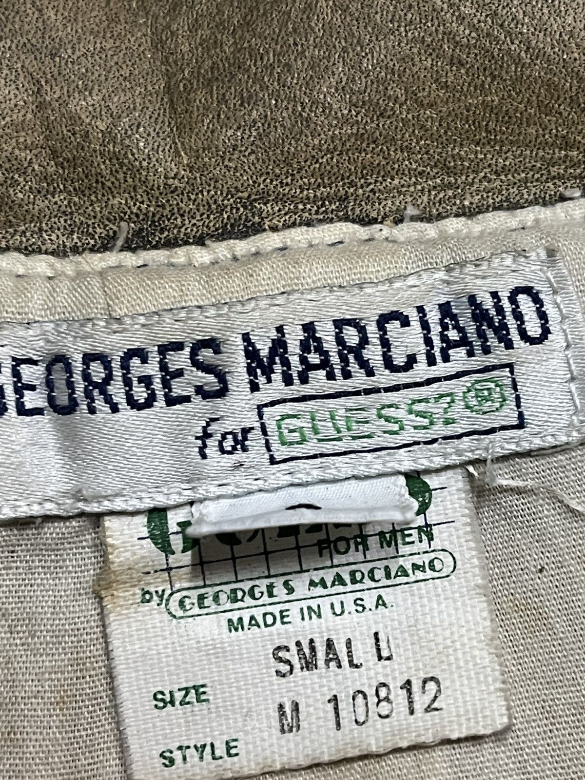 Georges Marciano 1986 G.MARCIANO DENIM LEATHER GUESS JACKET Size US S / EU 44-46 / 1 - 15 Thumbnail