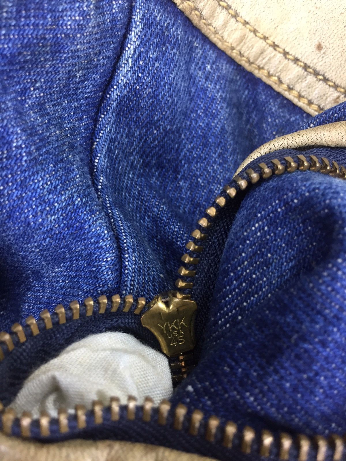 Georges Marciano 1986 G.MARCIANO DENIM LEATHER GUESS JACKET Size US S / EU 44-46 / 1 - 13 Thumbnail
