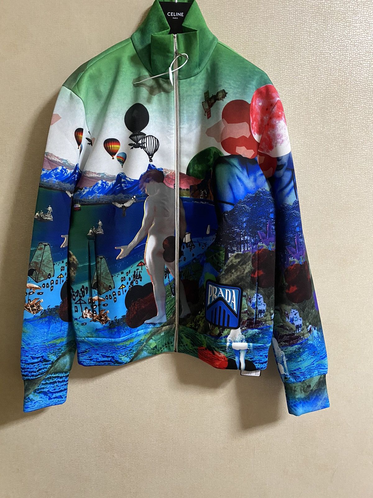 image of Prada Ss19 Psychedelic Jacket Size S, Men's