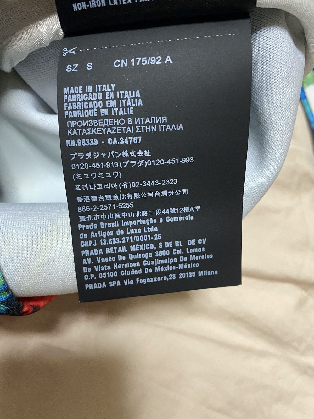 Prada SS19 psychedelic jacket Size S