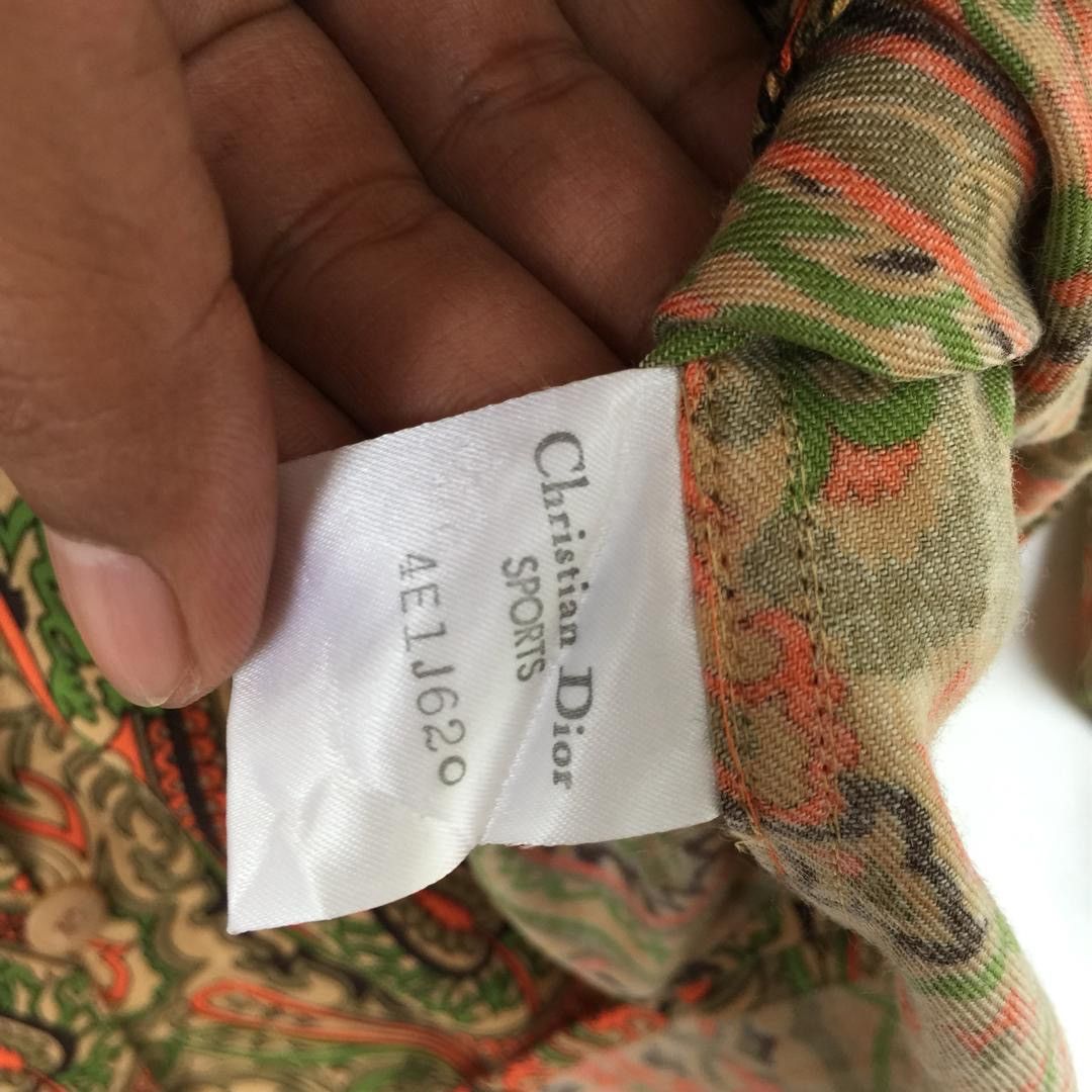 Christian Dior Monsieur 💥Vintage Christian Dior Oversized Shirt Button Size S / US 4 / IT 40 - 8 Thumbnail