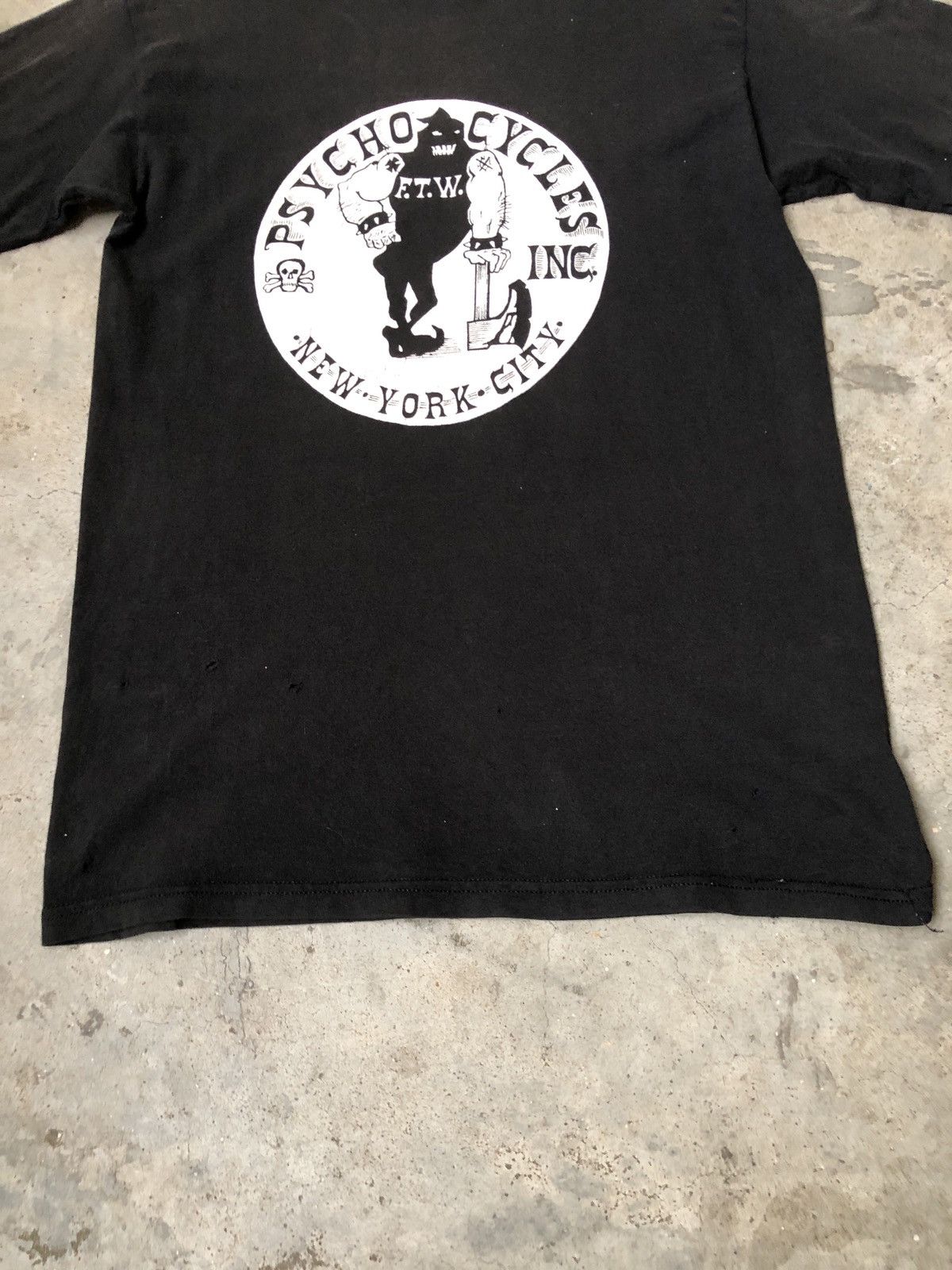 Unsound Rags × Vintage VINTAGE PSYCHO CYCLES NYC MOTORCYCLE T SHIRT Size US M / EU 48-50 / 2 - 7 Thumbnail