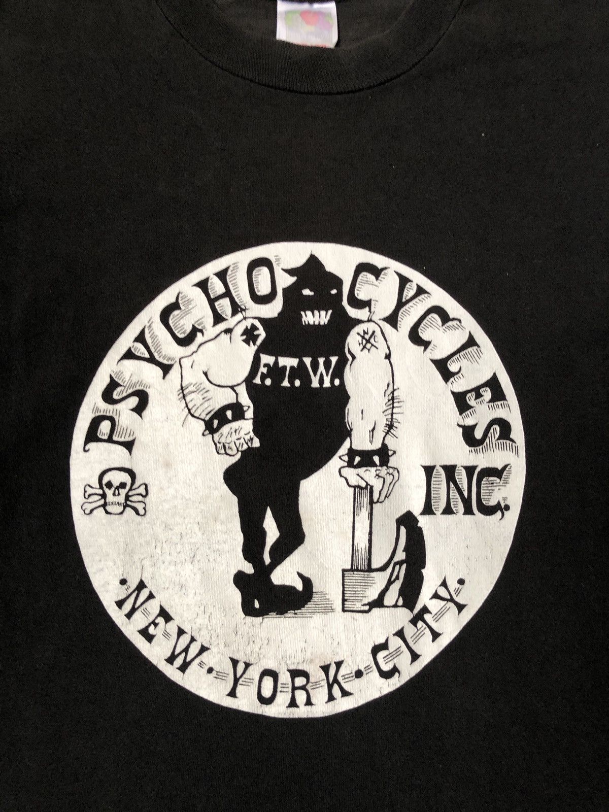 Unsound Rags × Vintage VINTAGE PSYCHO CYCLES NYC MOTORCYCLE T SHIRT Size US M / EU 48-50 / 2 - 3 Thumbnail