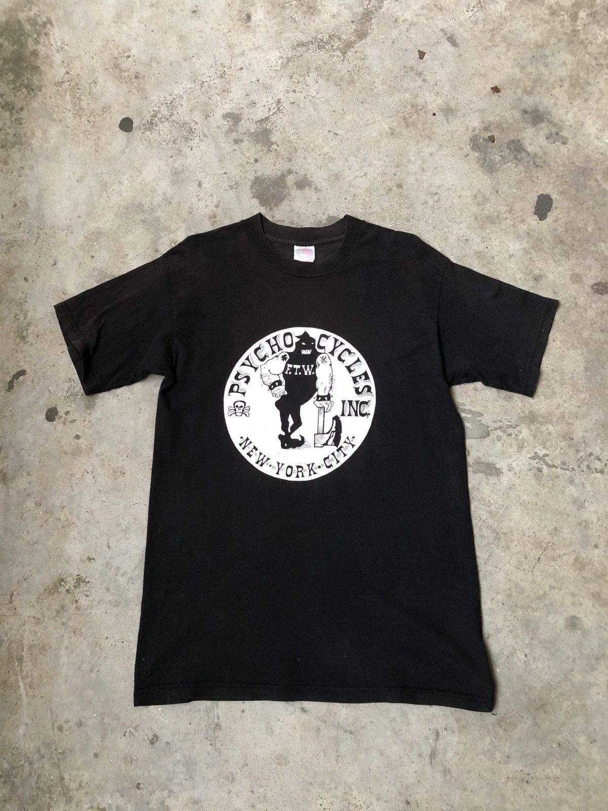 Unsound Rags × Vintage VINTAGE PSYCHO CYCLES NYC MOTORCYCLE T SHIRT Size US M / EU 48-50 / 2 - 1 Thumbnail