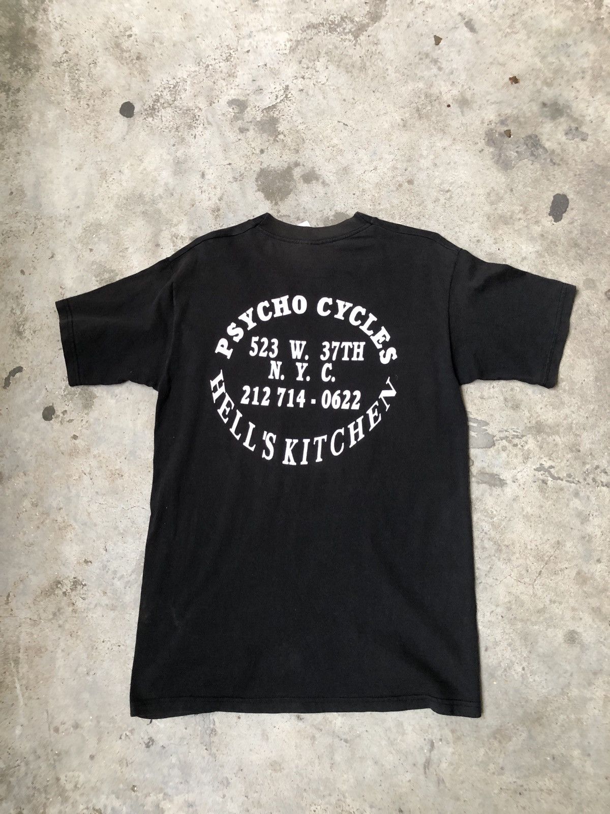 Unsound Rags × Vintage VINTAGE PSYCHO CYCLES NYC MOTORCYCLE T SHIRT Size US M / EU 48-50 / 2 - 8 Thumbnail