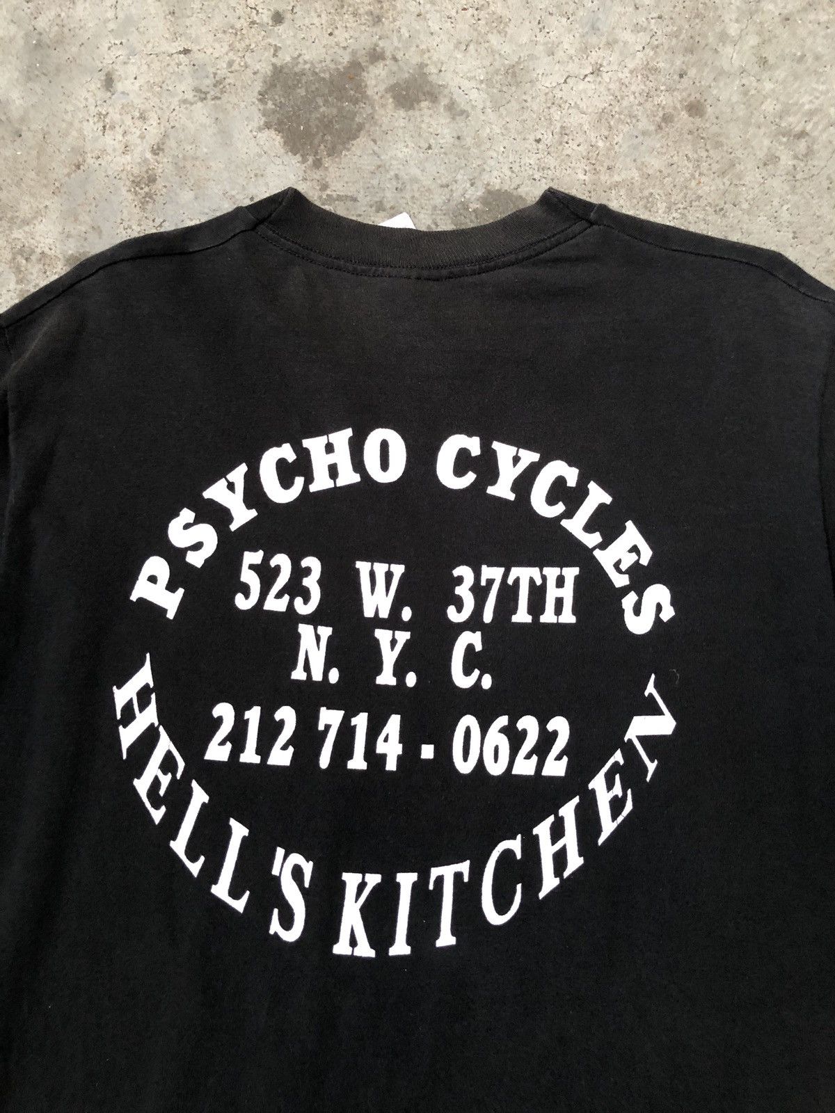 Unsound Rags × Vintage VINTAGE PSYCHO CYCLES NYC MOTORCYCLE T SHIRT Size US M / EU 48-50 / 2 - 9 Thumbnail