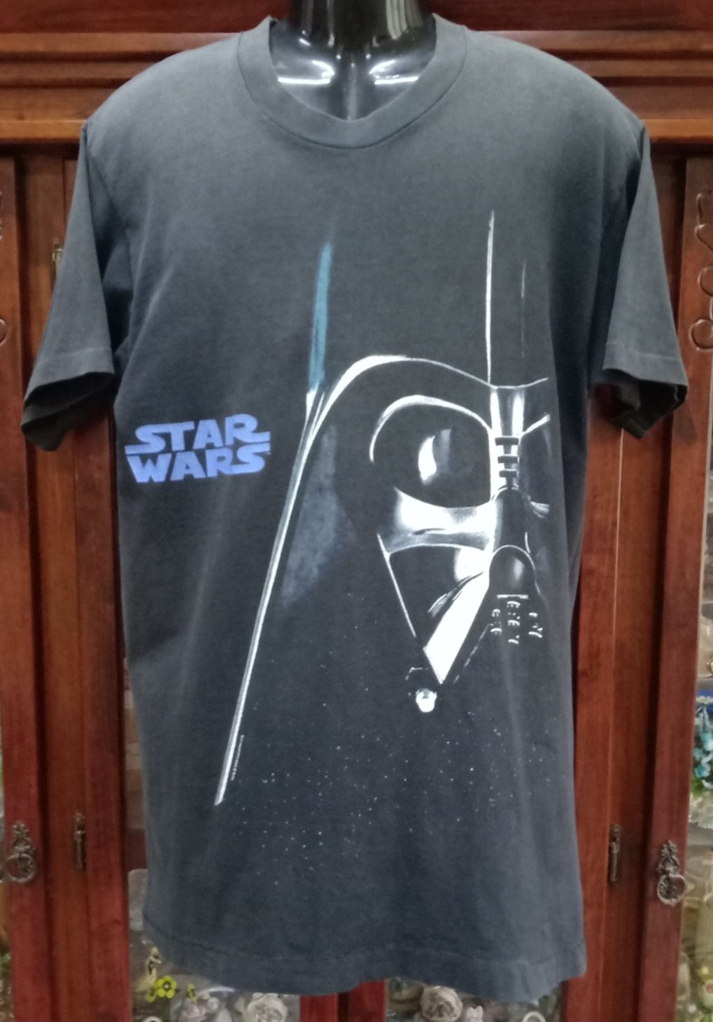 Changes × Star Wars × Vintage Vintage 90s Star Wars Darth Vader T-shirt Size US L / EU 52-54 / 3 - 1 Thumbnail