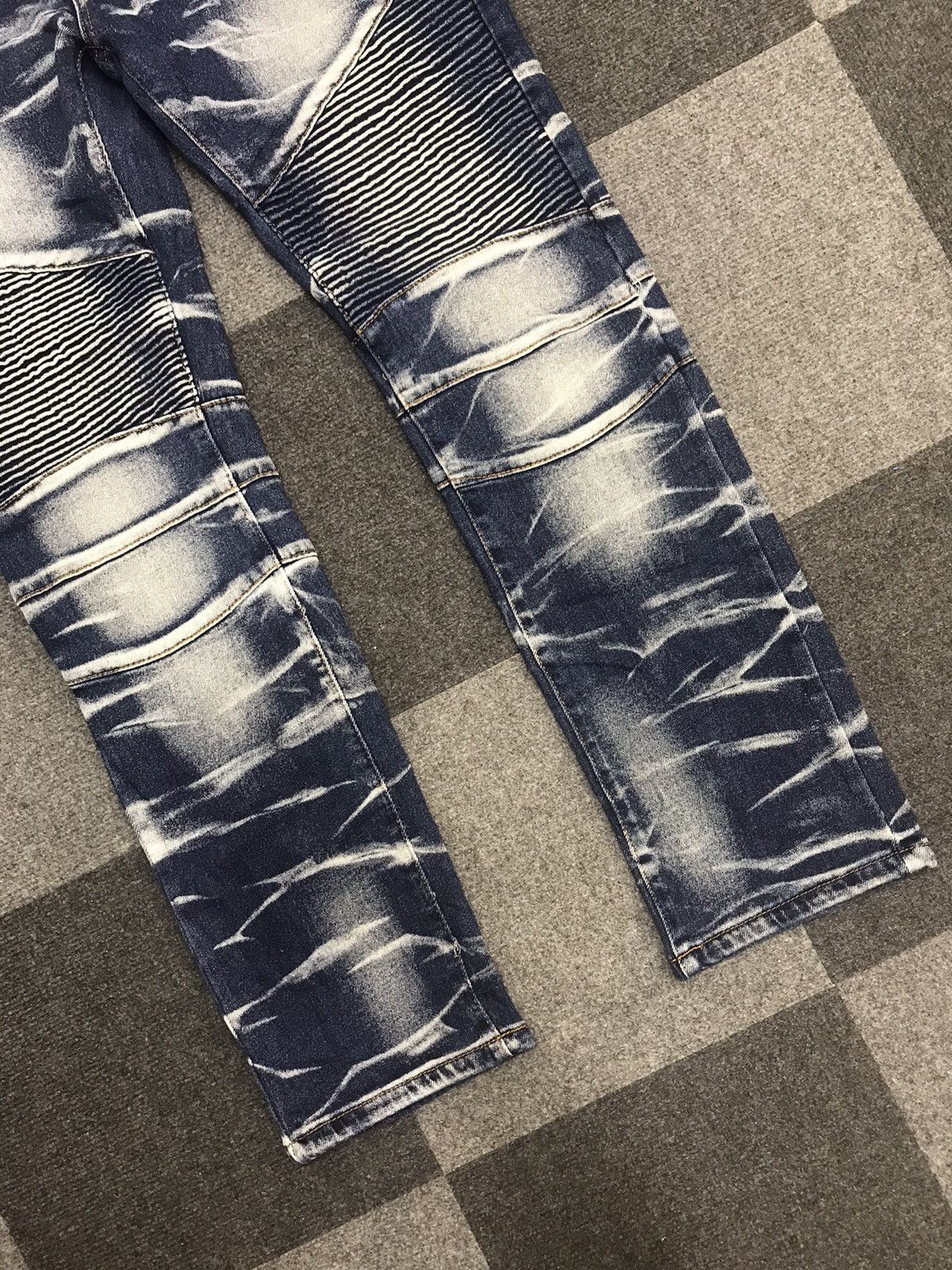 Other × Seditionaries 💥Insane Fades💥Unbranded Cool Fades Biker Pant Size US 34 / EU 50 - 3 Thumbnail