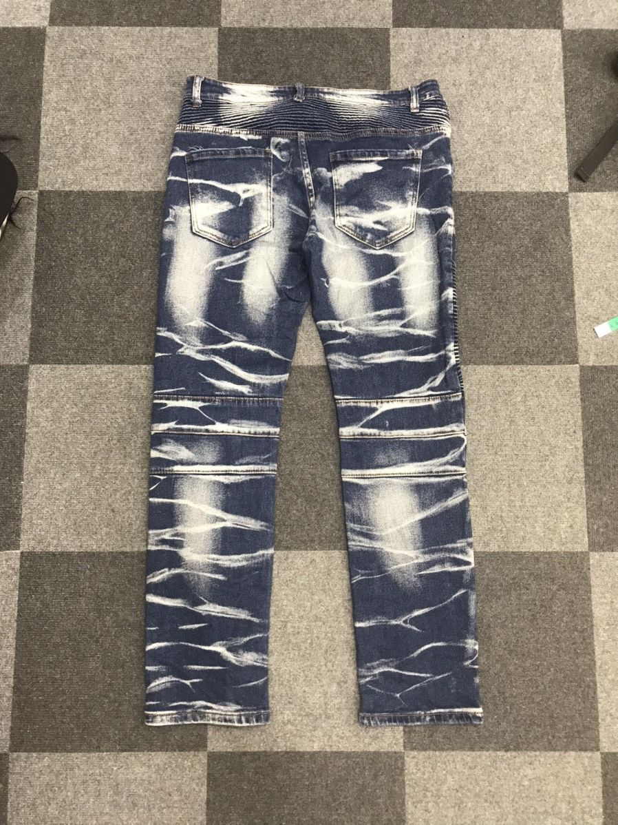 Other × Seditionaries 💥Insane Fades💥Unbranded Cool Fades Biker Pant Size US 34 / EU 50 - 6 Thumbnail