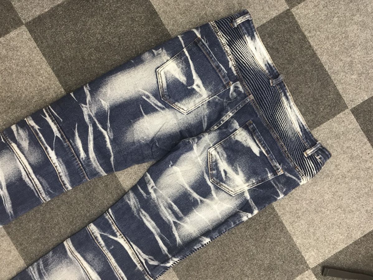 Other × Seditionaries 💥Insane Fades💥Unbranded Cool Fades Biker Pant Size US 34 / EU 50 - 7 Thumbnail
