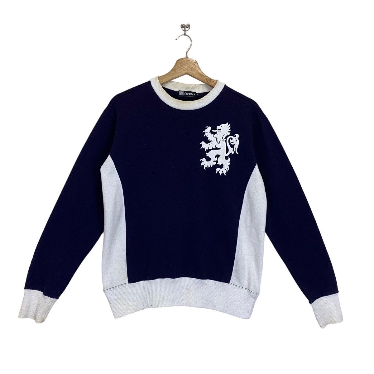 Lotto Sport × Vintage Vintage 90s Lotto Big Logo Crewneck Sweatshirt Size S Size US S / EU 44-46 / 1 - 1 Thumbnail