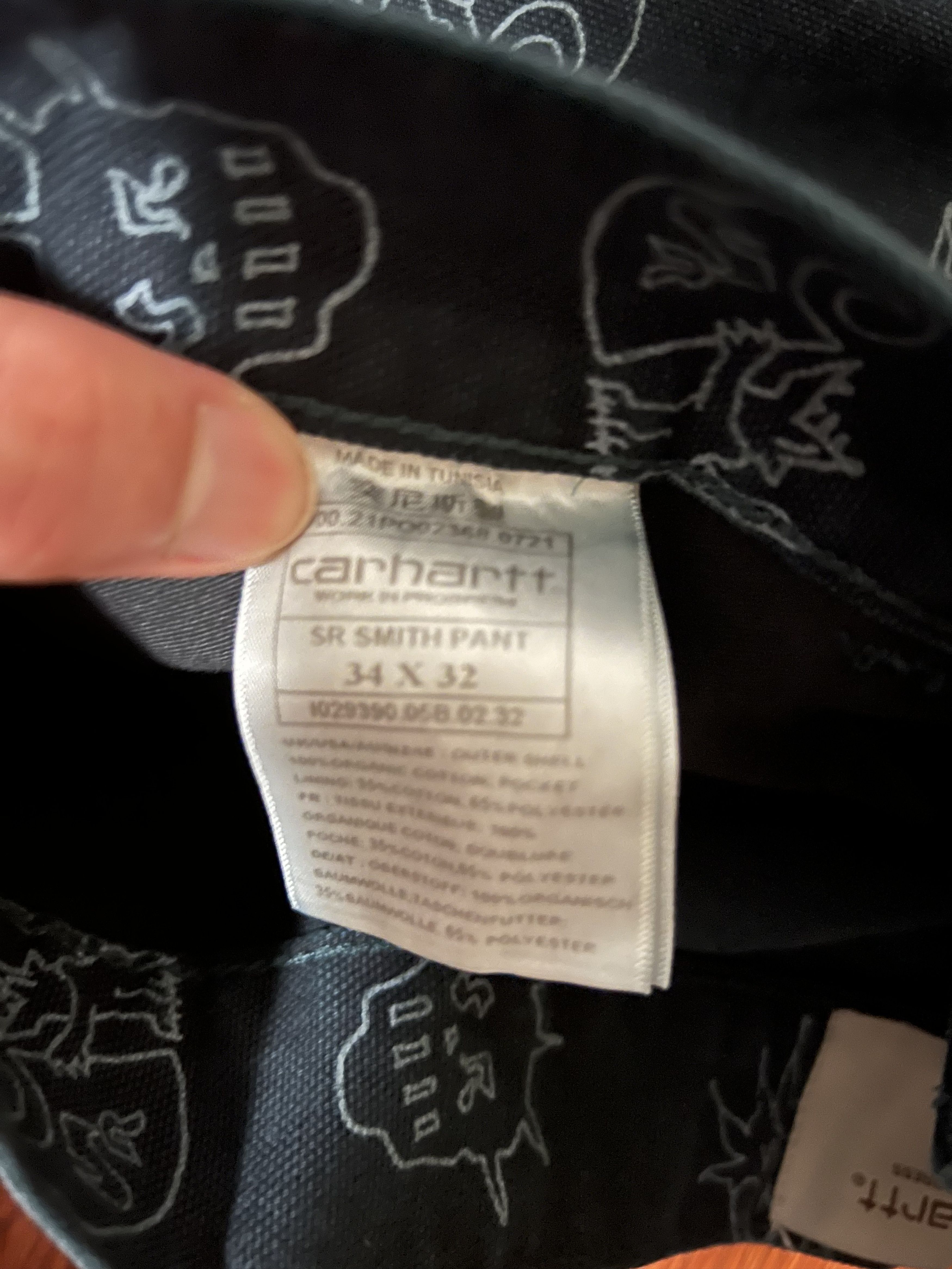 Carhartt Wip × Stray Rats 💚 2022 Carhartt WIP x Stray Rats Denim Blue NEW Size US 34 / EU 50 - 4 Thumbnail