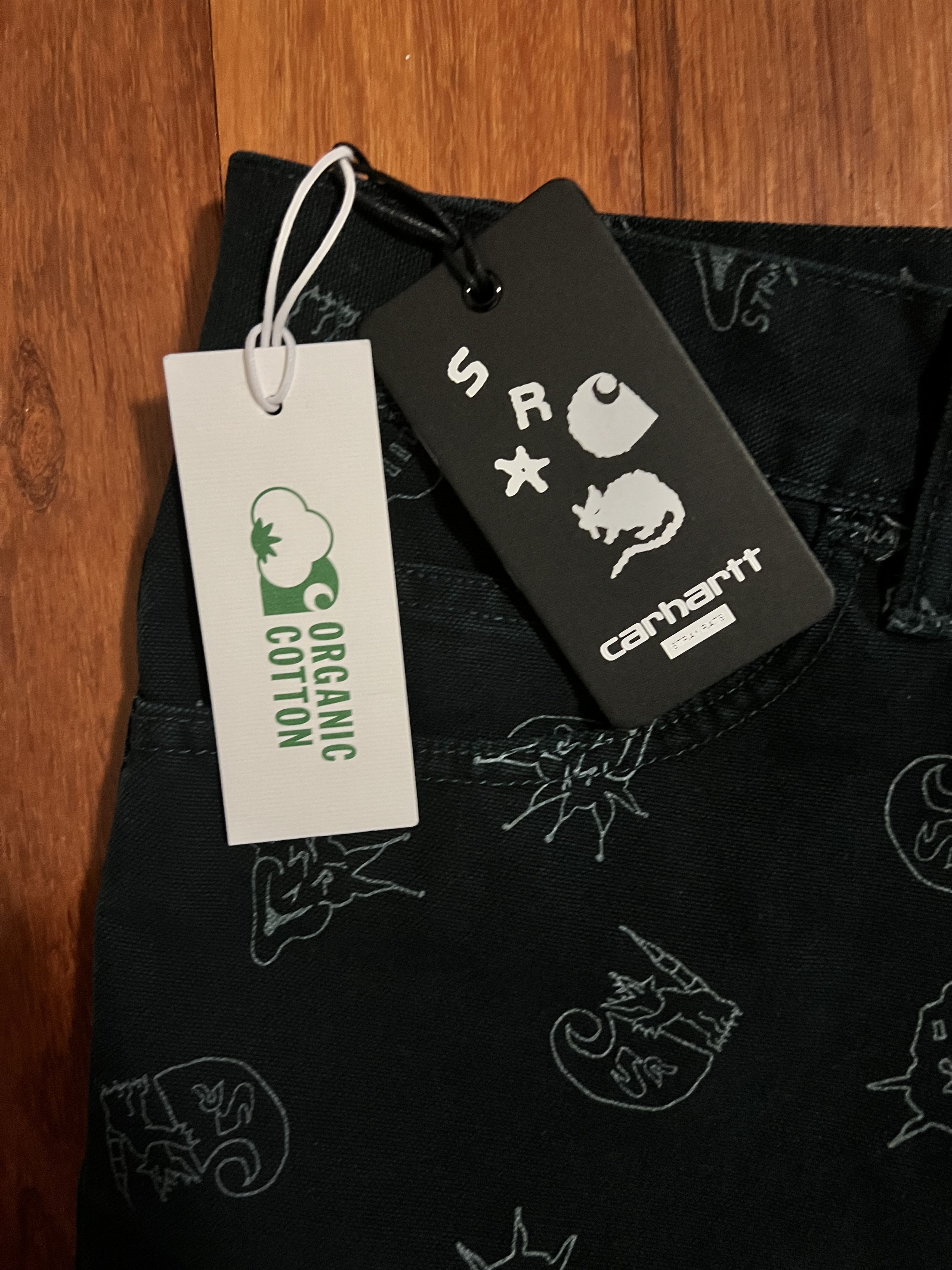 Carhartt Wip × Stray Rats 💚 2022 Carhartt WIP x Stray Rats Denim Blue NEW Size US 34 / EU 50 - 5 Thumbnail