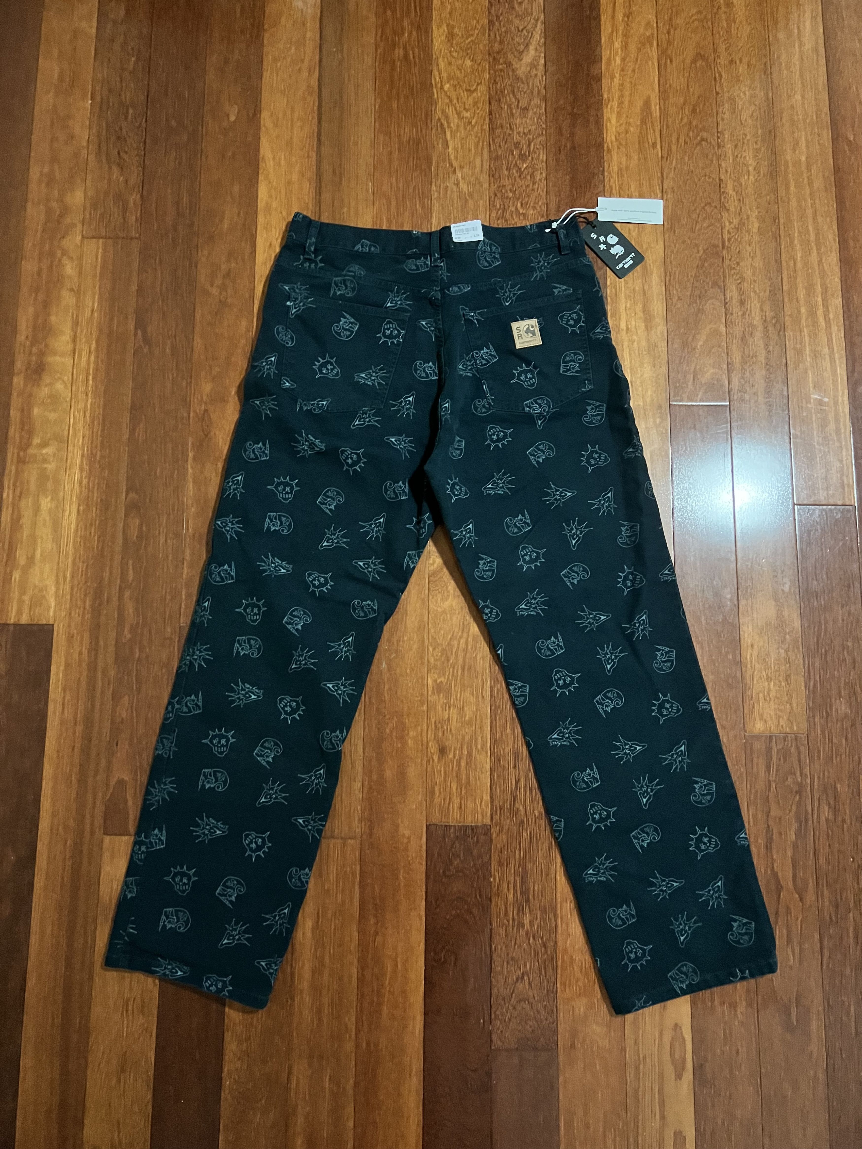 Carhartt Wip × Stray Rats 💚 2022 Carhartt WIP x Stray Rats Denim Blue NEW Size US 34 / EU 50 - 2 Thumbnail