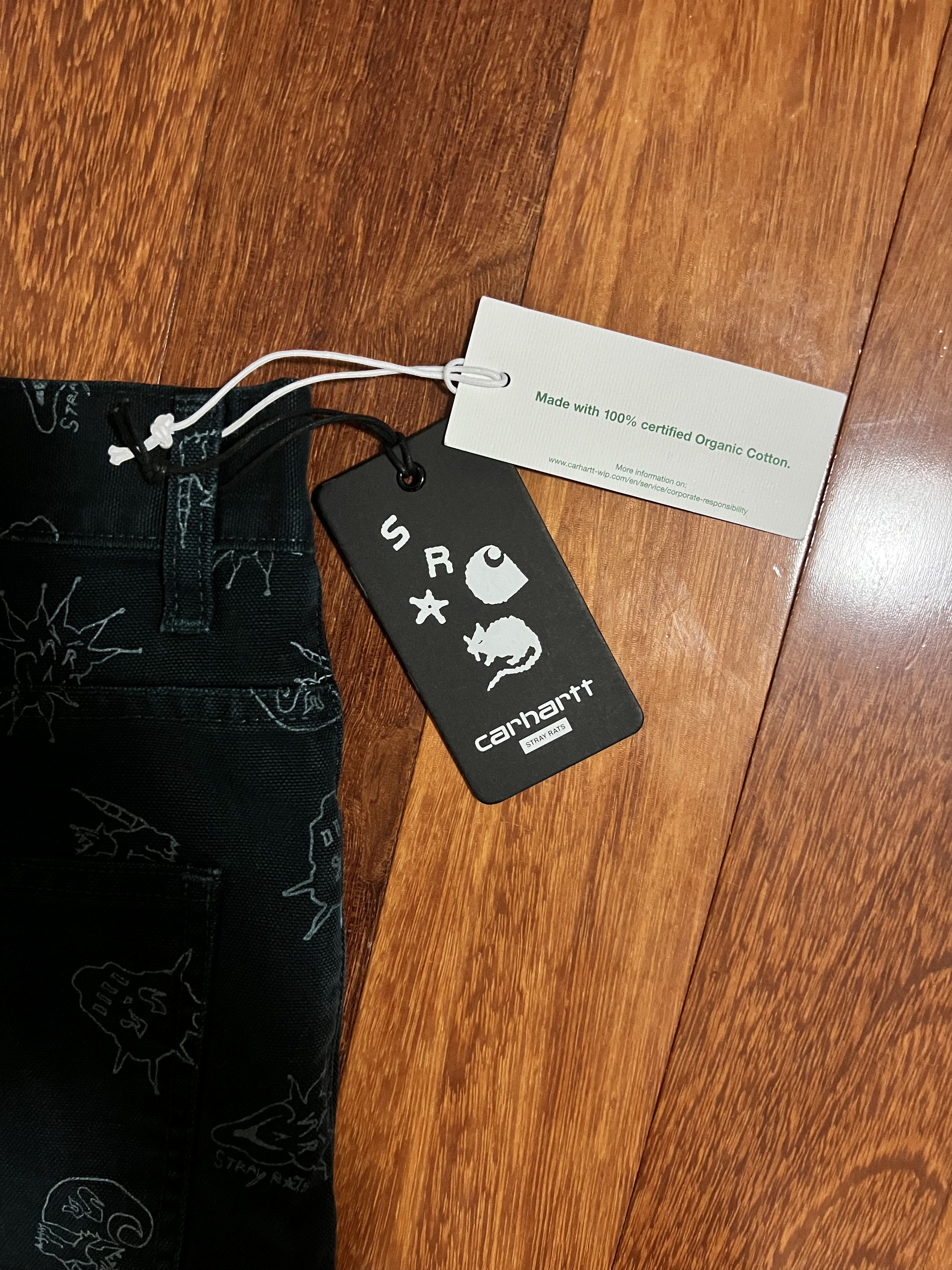 Carhartt Wip × Stray Rats 💚 2022 Carhartt WIP x Stray Rats Denim Blue NEW Size US 34 / EU 50 - 8 Thumbnail