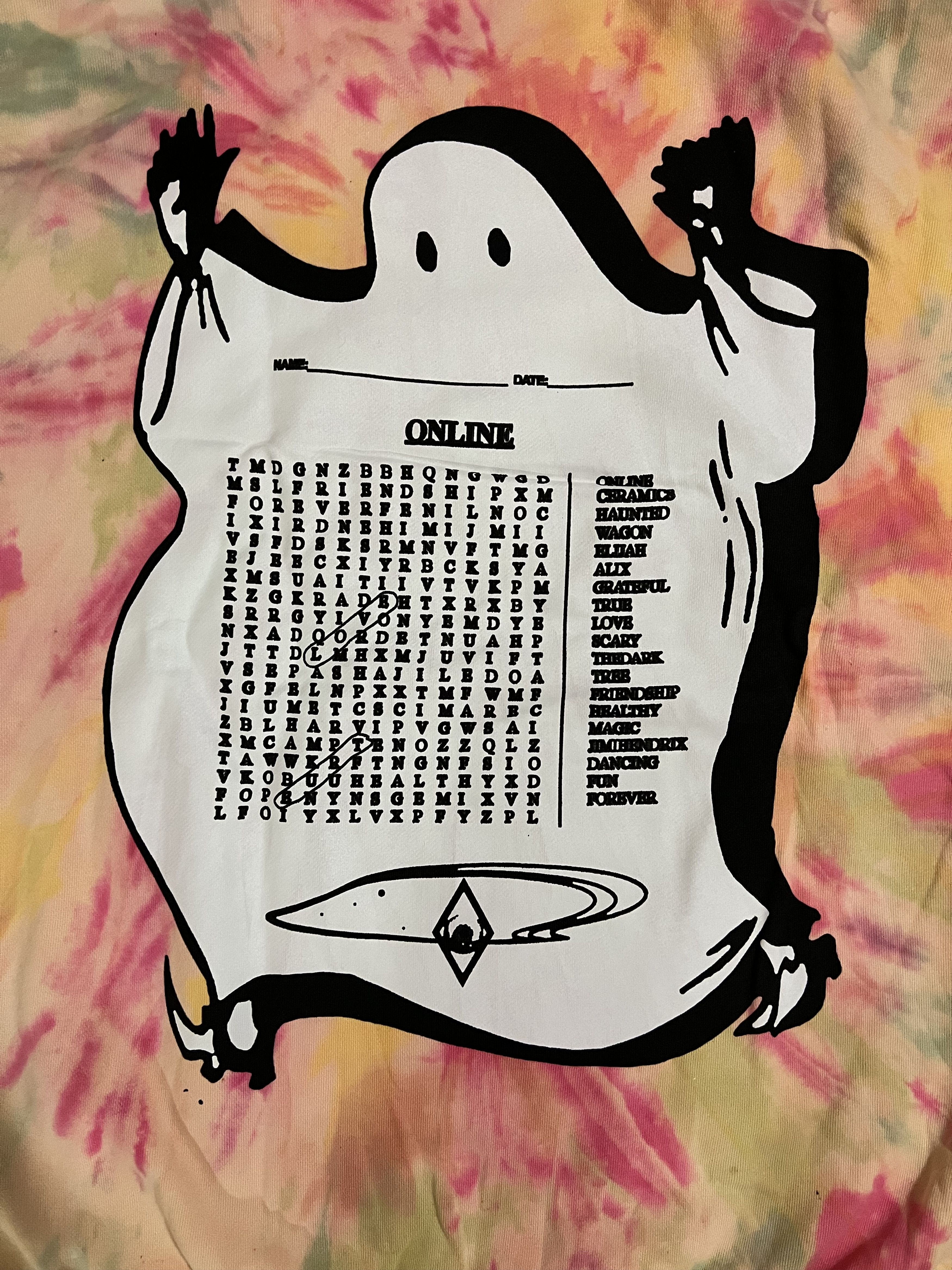 Online Ceramics 💚 2018 Online Ceramics Hypefest Jimi Wordsearch Crewneck Size US L / EU 52-54 / 3 - 5 Thumbnail