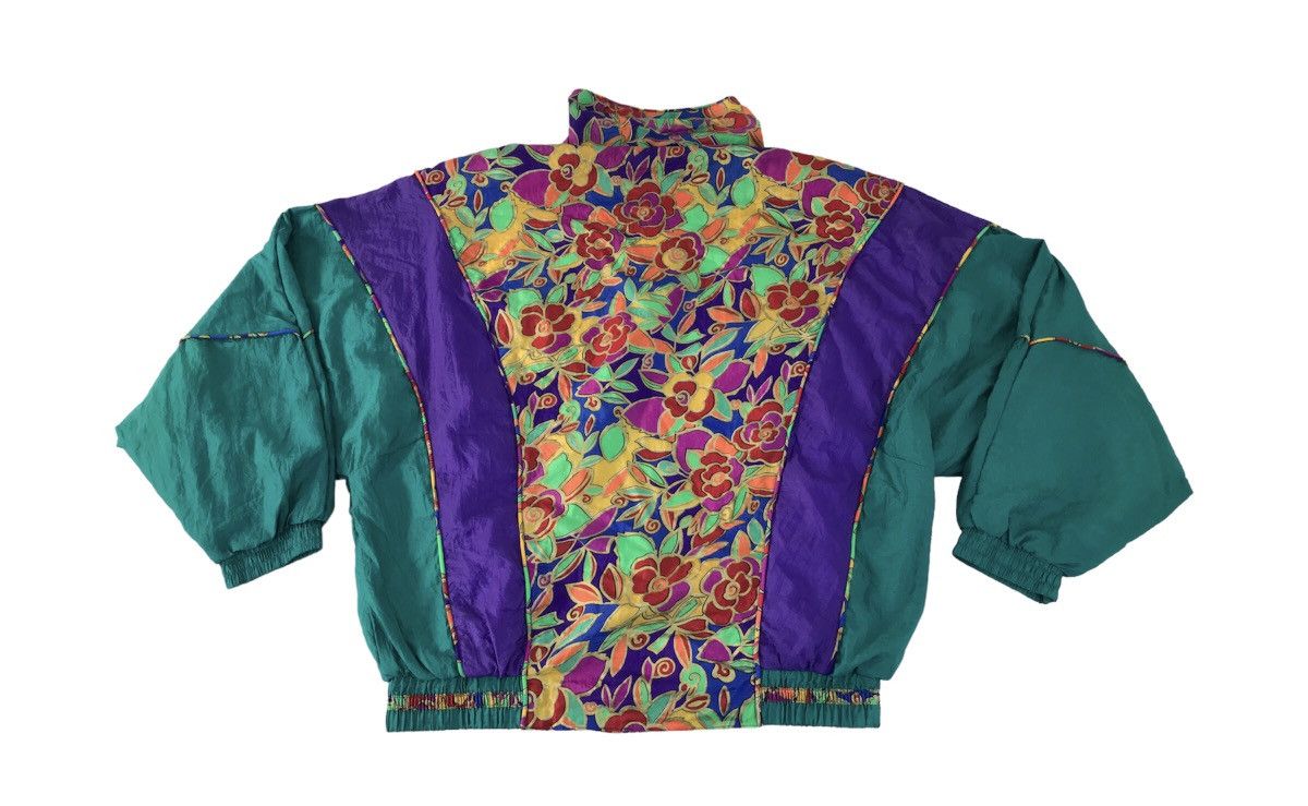 Japanese Brand × Vintage Kuma Sport Zipper Multi Colour Floral Bomber Style Size US L / EU 52-54 / 3 - 2 Thumbnail