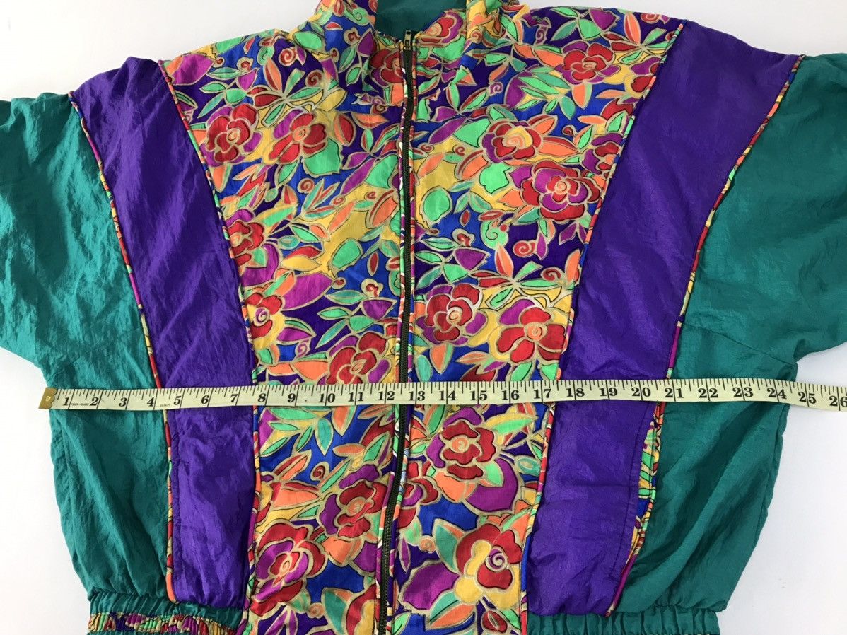 Japanese Brand × Vintage Kuma Sport Zipper Multi Colour Floral Bomber Style Size US L / EU 52-54 / 3 - 8 Thumbnail