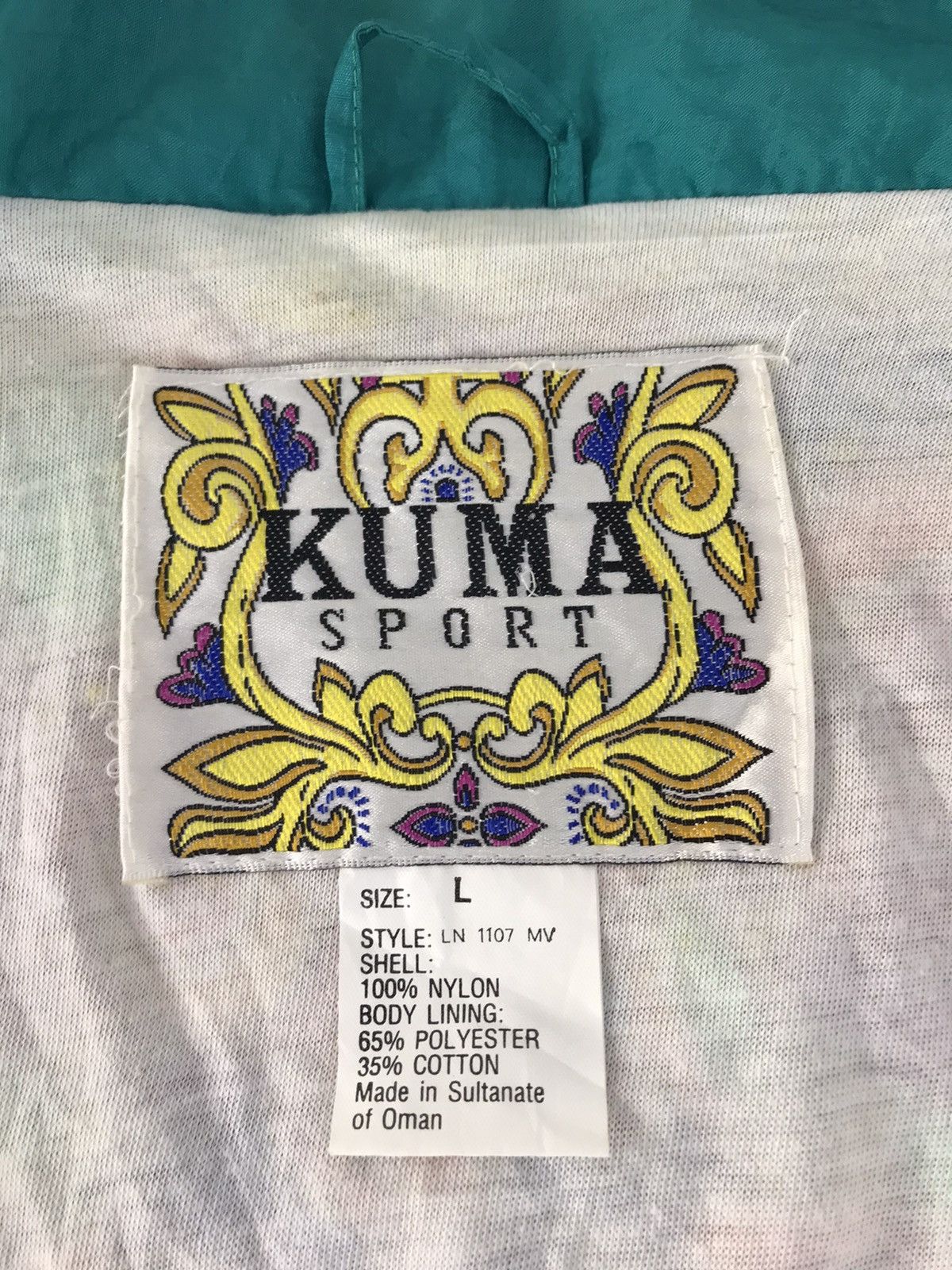 Japanese Brand × Vintage Kuma Sport Zipper Multi Colour Floral Bomber Style Size US L / EU 52-54 / 3 - 6 Thumbnail