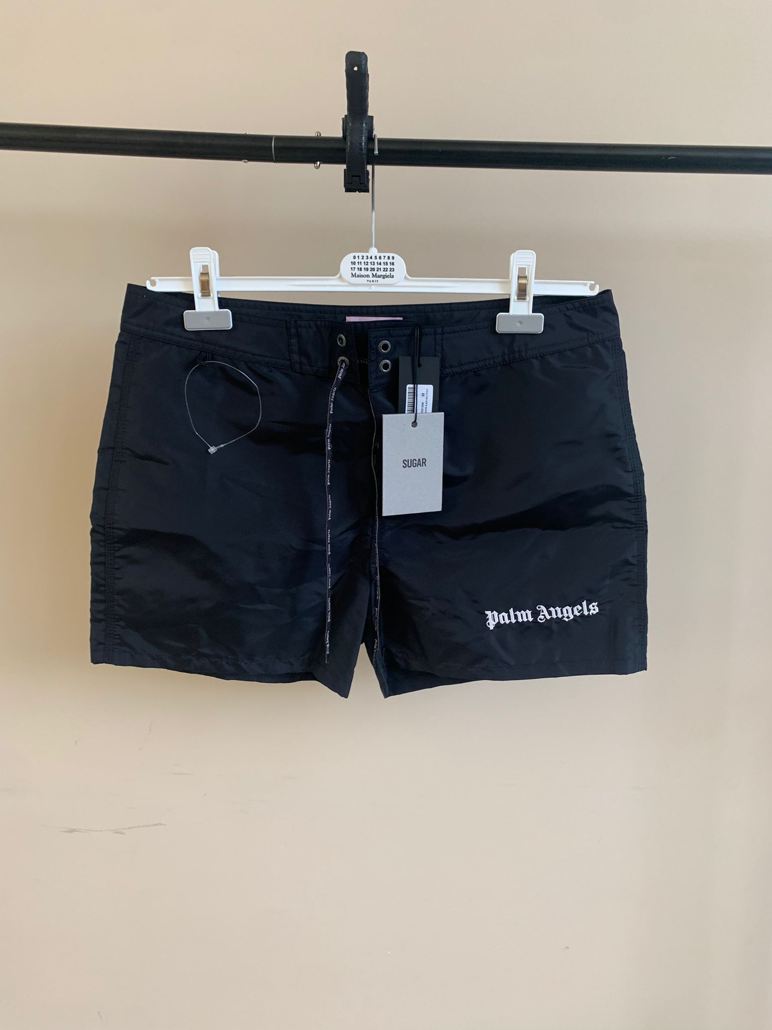image of Palm Angels x Sundek Shorts in Black, Men's (Size 33)