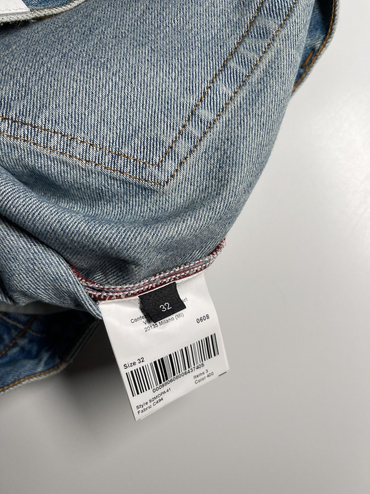 Calvin Klein 205W39NYC × Raf Simons CALVIN KLEIN 205W39NYC JAWS BACK POCKET JEANS Size US 32 / EU 48 - 6 Thumbnail