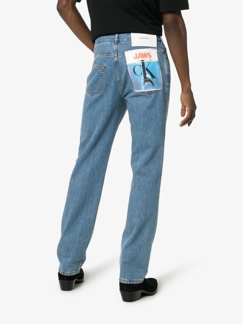 Calvin Klein 205W39NYC × Raf Simons CALVIN KLEIN 205W39NYC JAWS BACK POCKET JEANS Size US 32 / EU 48 - 2 Thumbnail