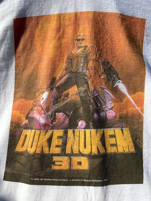 Vintage 1996 Vintage Duke Nukem 3D Video Game Promo T-Shirt 90s | Grailed
