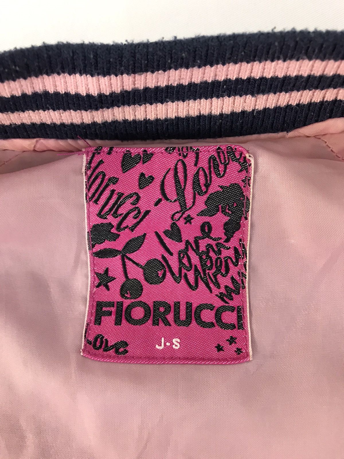 Fiorucci × Vintage Fiorucci Denim Sweatshirt Jacket Zipper Striped Style Size US S / EU 44-46 / 1 - 7 Thumbnail