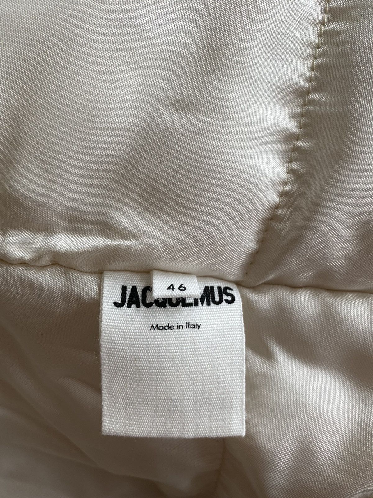 Jacquemus Cream Melange Doudune Puffer Size US S / EU 44-46 / 1 - 8 Thumbnail