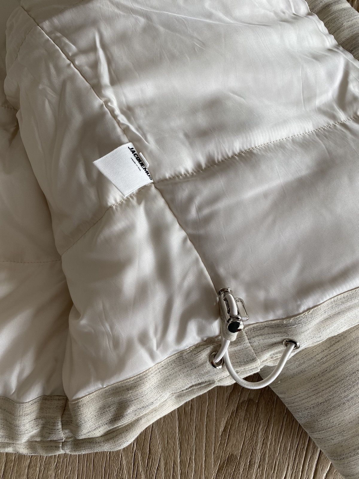 Jacquemus Cream Melange Doudune Puffer Size US S / EU 44-46 / 1 - 10 Thumbnail