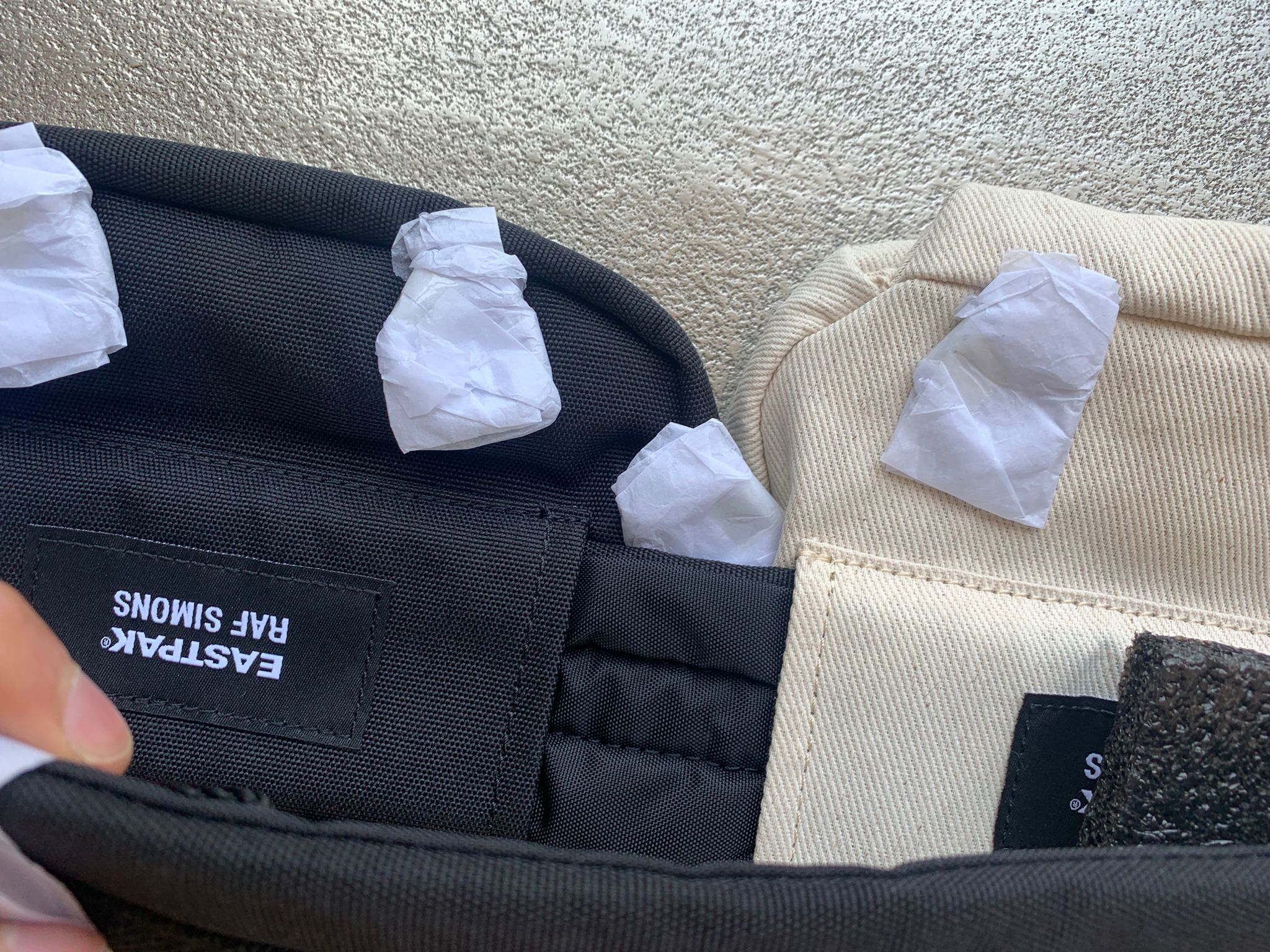 Raf Simons Double R Waist America Mini Bag in Beige Size ONE SIZE - 6 Thumbnail