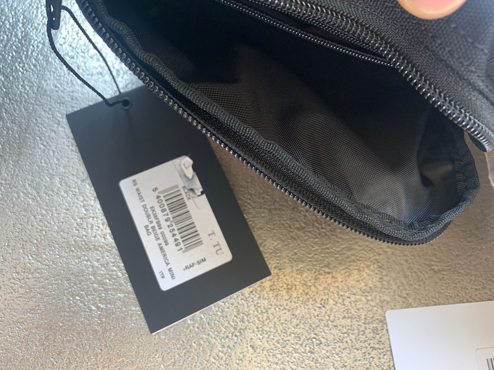 Raf Simons Double R Waist America Mini Bag in Beige Size ONE SIZE - 5 Thumbnail