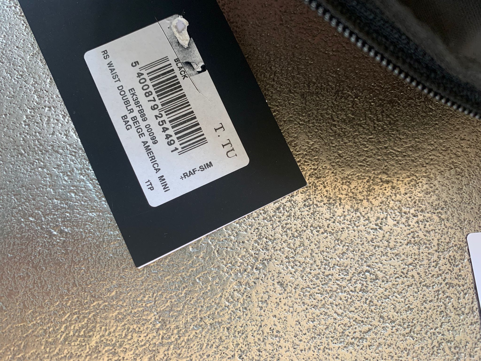 Raf Simons Double R Waist America Mini Bag in Beige Size ONE SIZE - 7 Thumbnail