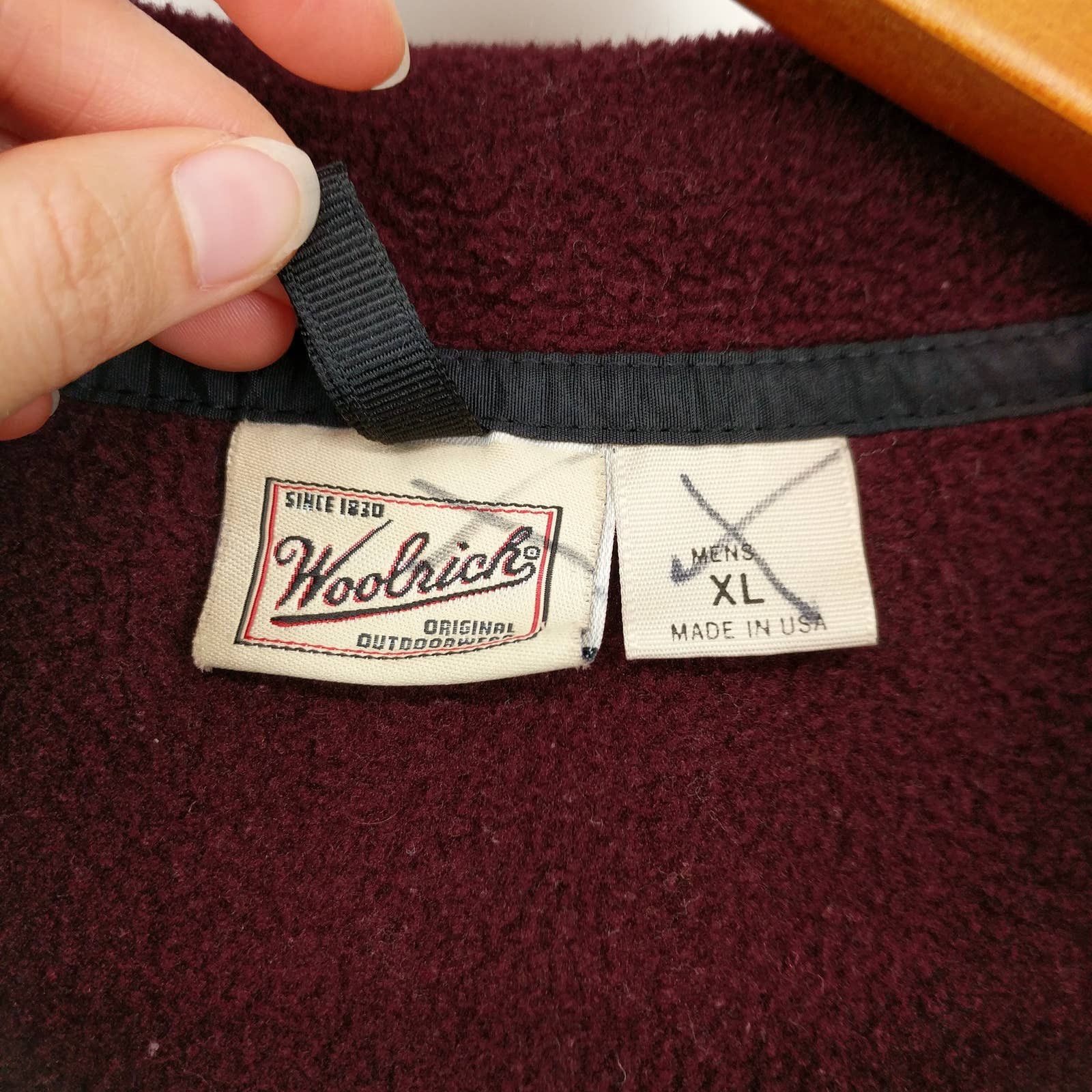 Vintage × Woolrich Woolen Mills Vintage Woolrich Polartec Fleece Henley Sweatshirt Jacket XL Size US XL / EU 56 / 4 - 6 Thumbnail