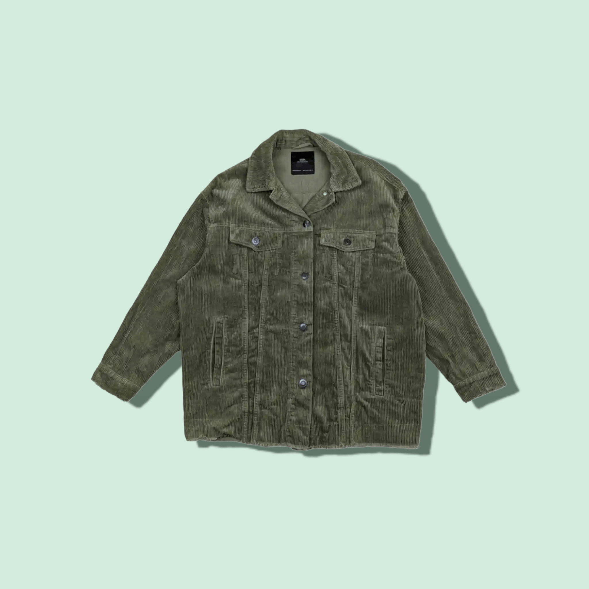 Cowboy Equipment ZARA Corduroy Button Up Jacket Cowboy Style Size US S / EU 44-46 / 1 - 1 Thumbnail